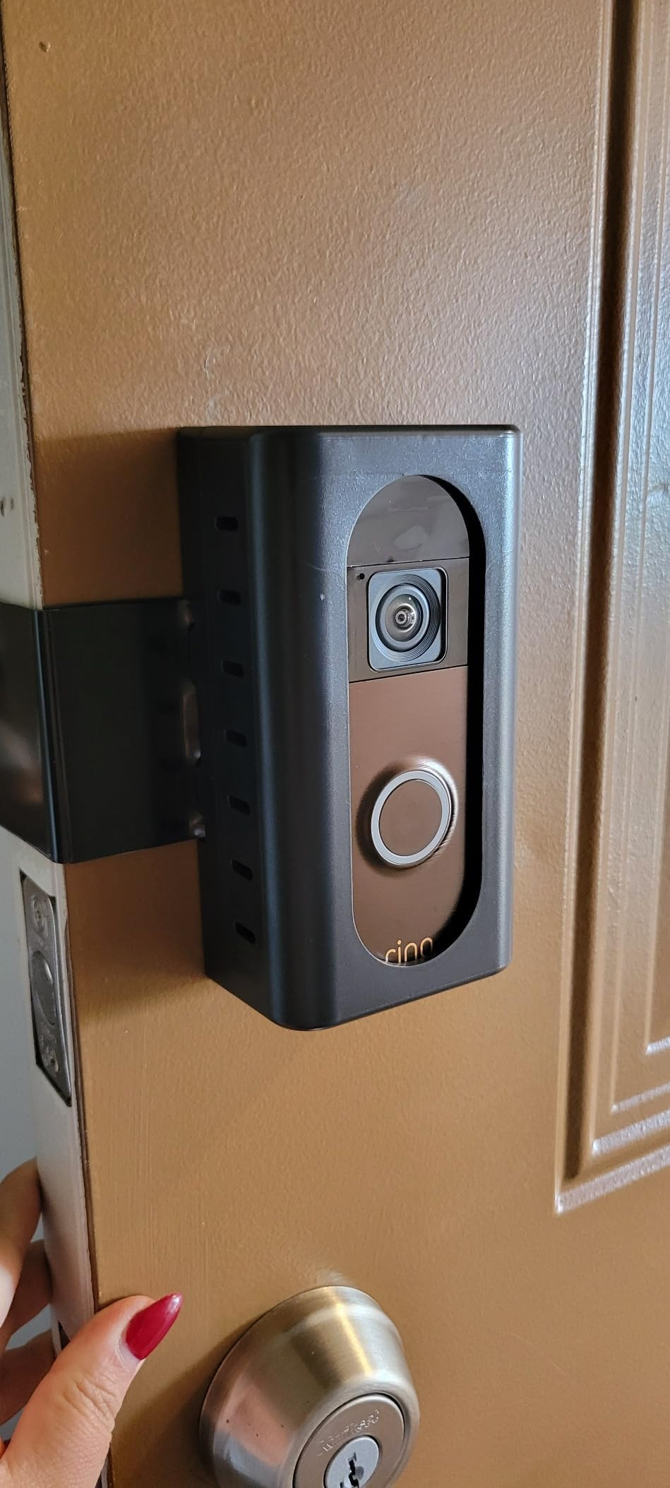 KIMILAR Anti-Theft Video Doorbell Mount Compatible with Ring/Blink Wireless Video Doorbell, Adjustable Mounting Bracket Accessories for Houses, Apartments, Businesses, No Need to Drill | Amazon (US)