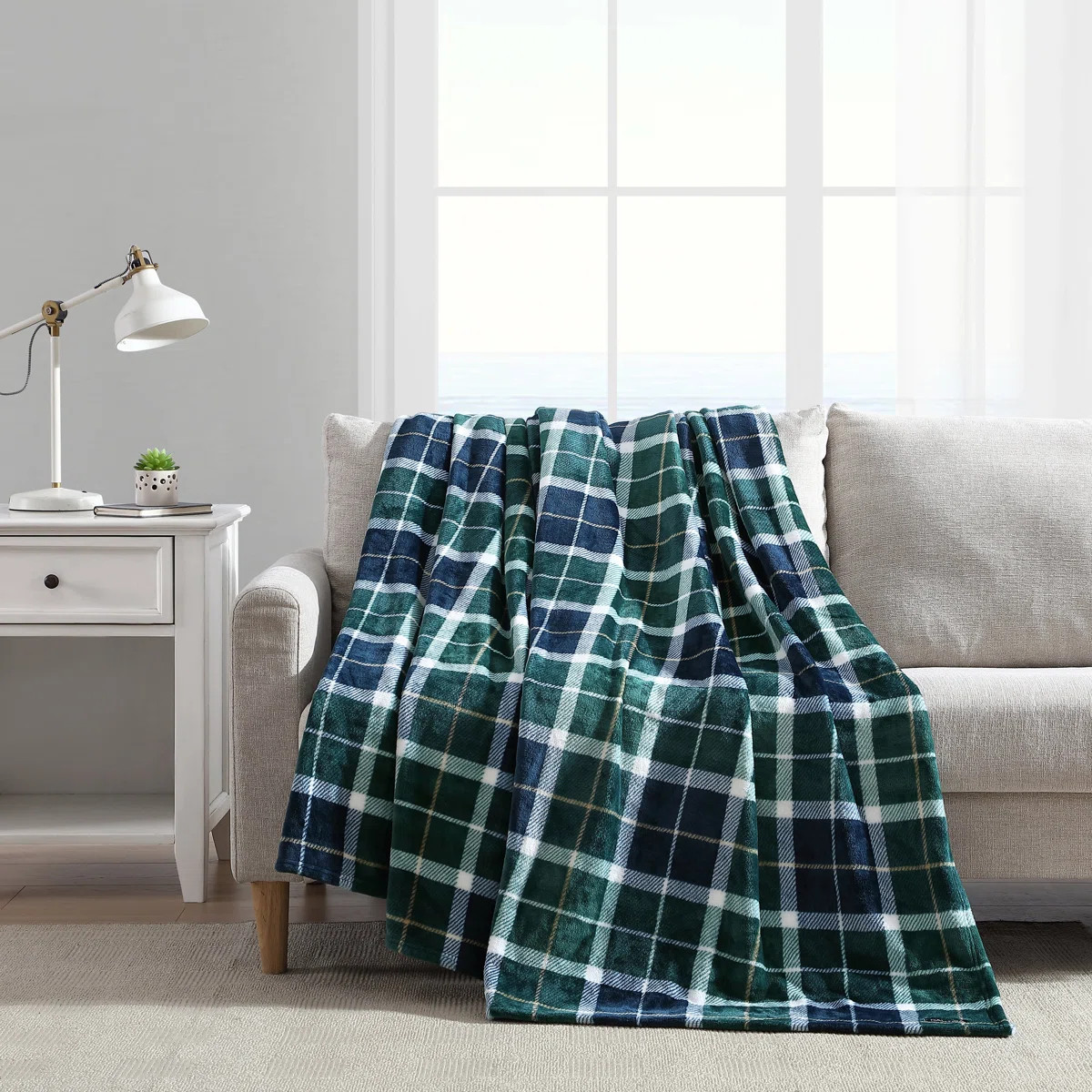 Nautica Printed Ultra Soft Plush Printed Fleece Blanket | Wayfair North America