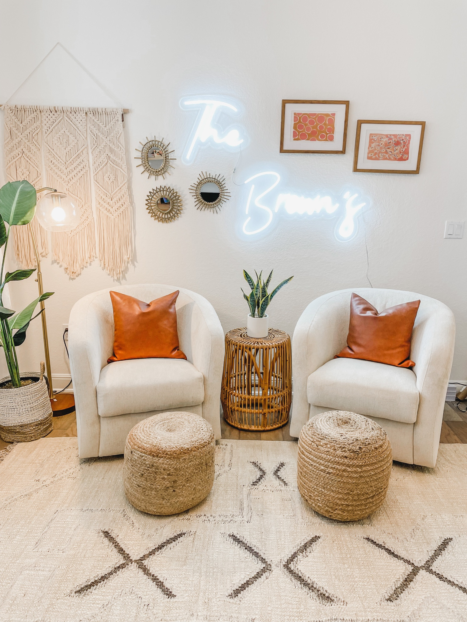 same office. new look - swivel chairs; new woven rug, jute poufs on sale!

#LTKstyletip #LTKhome #LTKsalealert