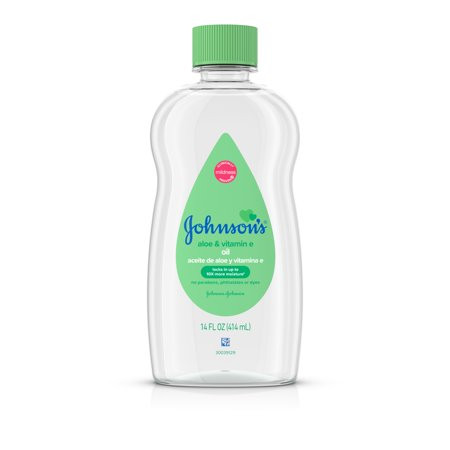 Johnson's Baby Oil with Aloe Vera & Vitamin E, 14 fl. oz | Walmart (US)