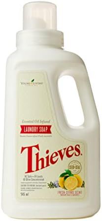 Thieves Essential Oil-Infused 6x Ultra Concentrated Laundry Soap Fresh Citrus Scent 32 fl. oz (94... | Amazon (US)