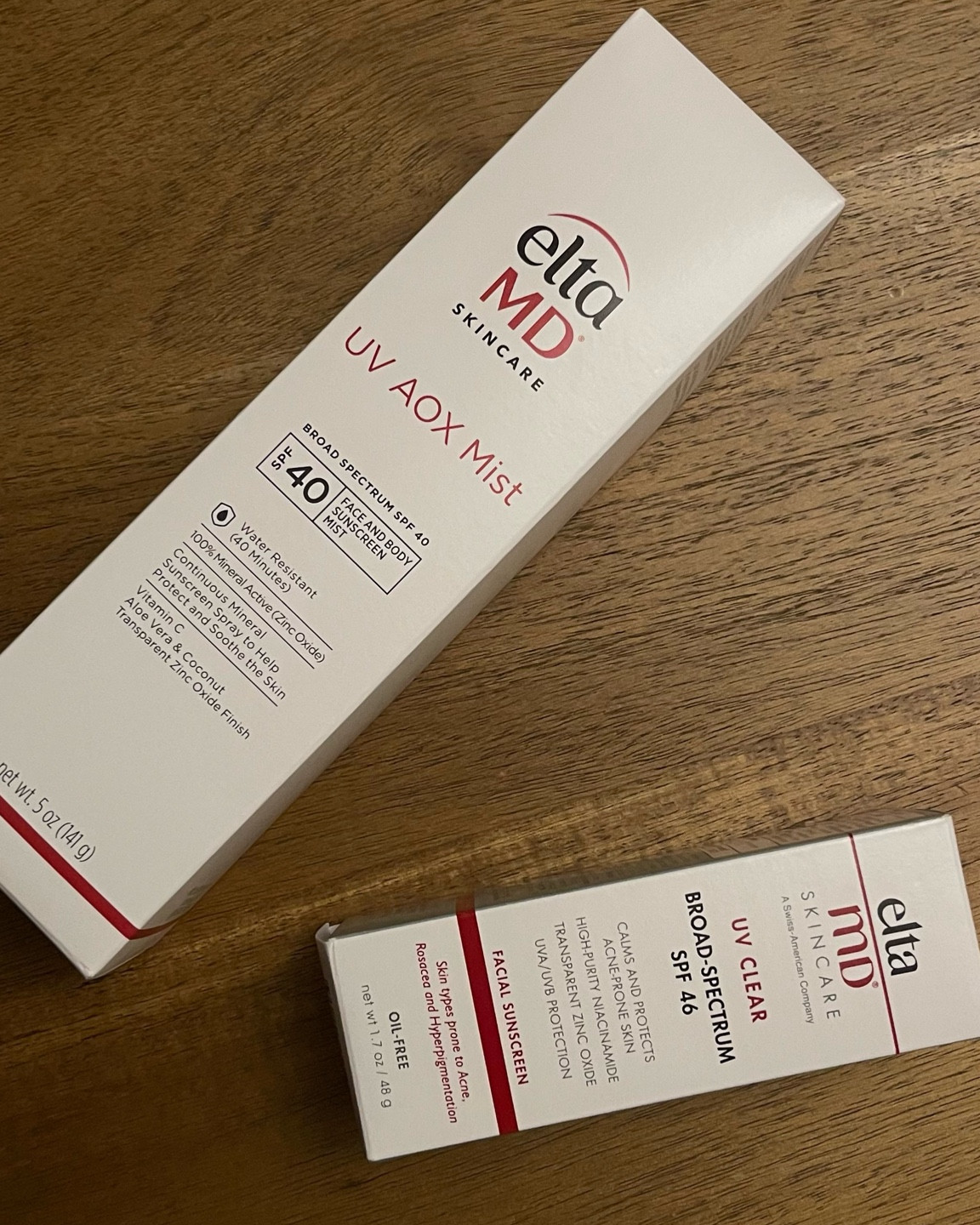 EltaMD sunscreen works best for me! 