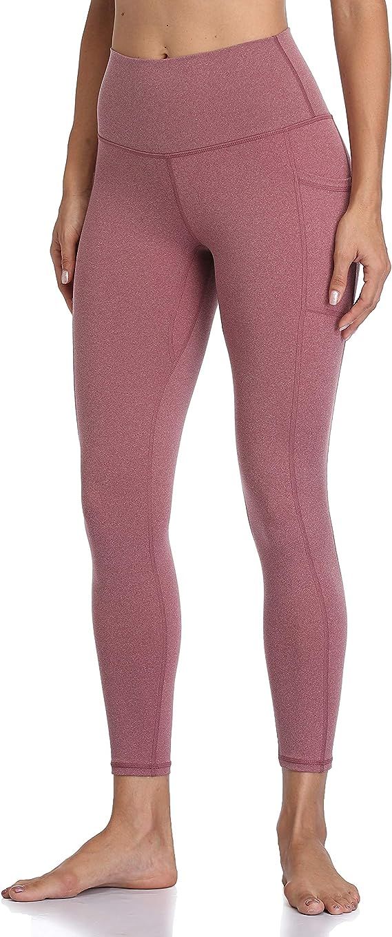 Colorfulkoala Women's High Waisted Yoga Pants 7/8 Length Leggings with Pockets | Amazon (US)