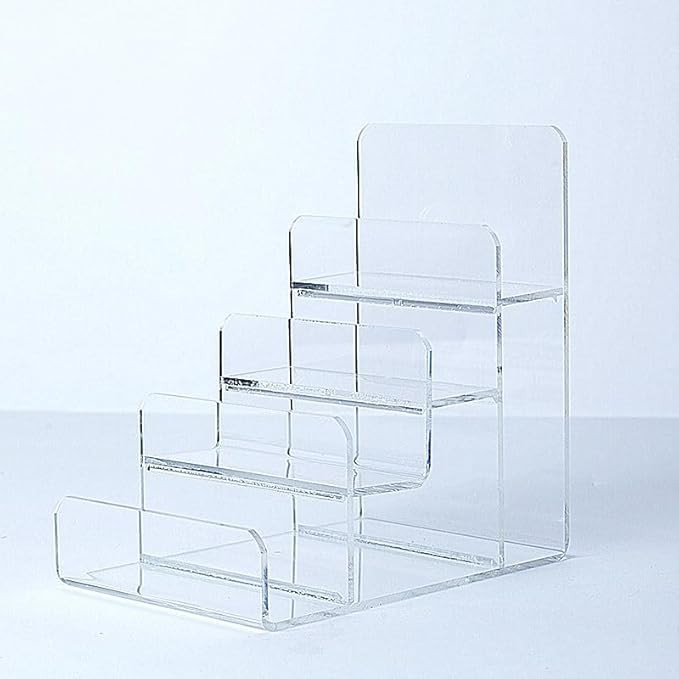 Acrylic Wallet Display Stand Purse Handbag Organizer, Clear Jewelry Riser Display Stand Purse Dis... | Amazon (US)