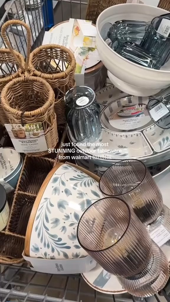 just found the most stunning outdoor tableware at walmart 🤍 

 #LTKSeasonal #LTKHome #LTKWatchNow