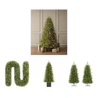 7.5 ft. Grand Duchess Twinkling Balsam Fir LED Pre-Lit Artificial Christmas Tree T27 | The Home Depot