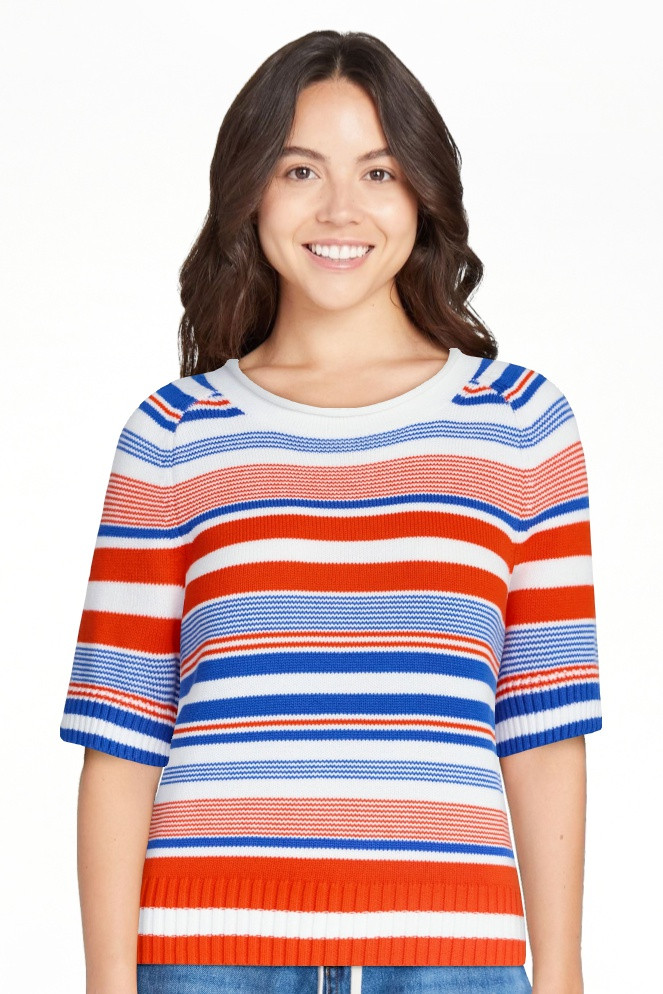 Free Assembly Women's and Women's Plus Roll Neck Cotton Sweater with Short Sleeves, Sizes XS-4X | Walmart (US)