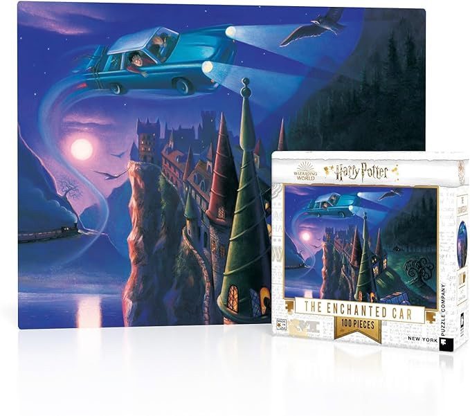 New York Puzzle Company - Harry Potter The Enchanted Car Mini - 100 Piece Jigsaw Puzzle for Famil... | Amazon (US)