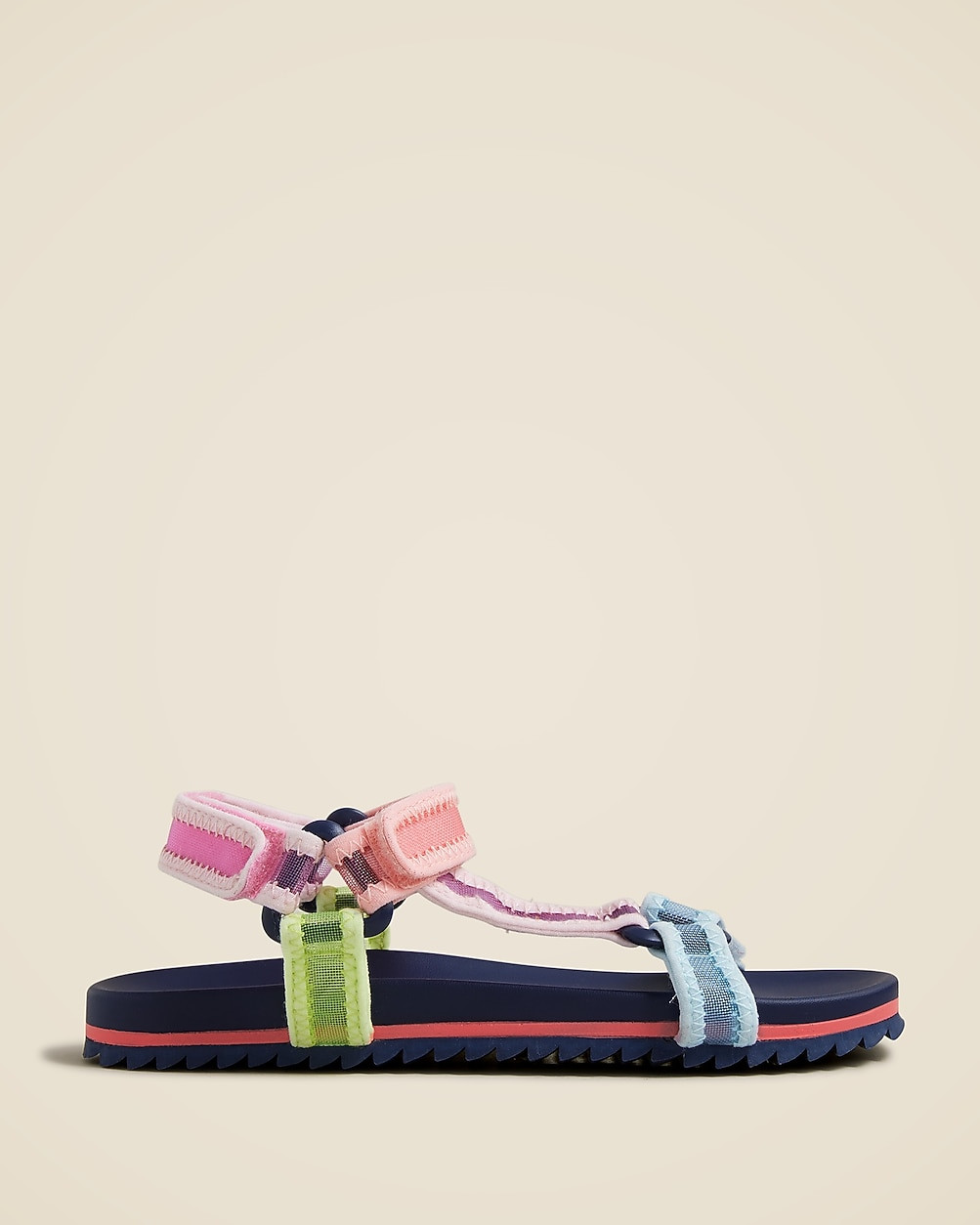 Kids' sporty-strap sandals in colorblock | J. Crew US