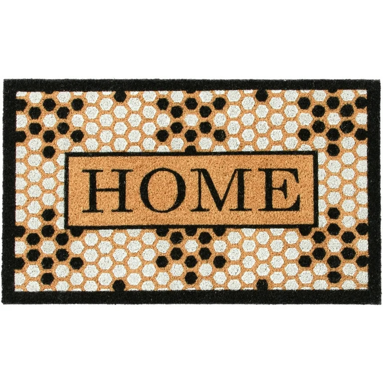Home Decor Collection Home Penny Tile Coir Outdoor Doormat, 18"x30" | Walmart (US)