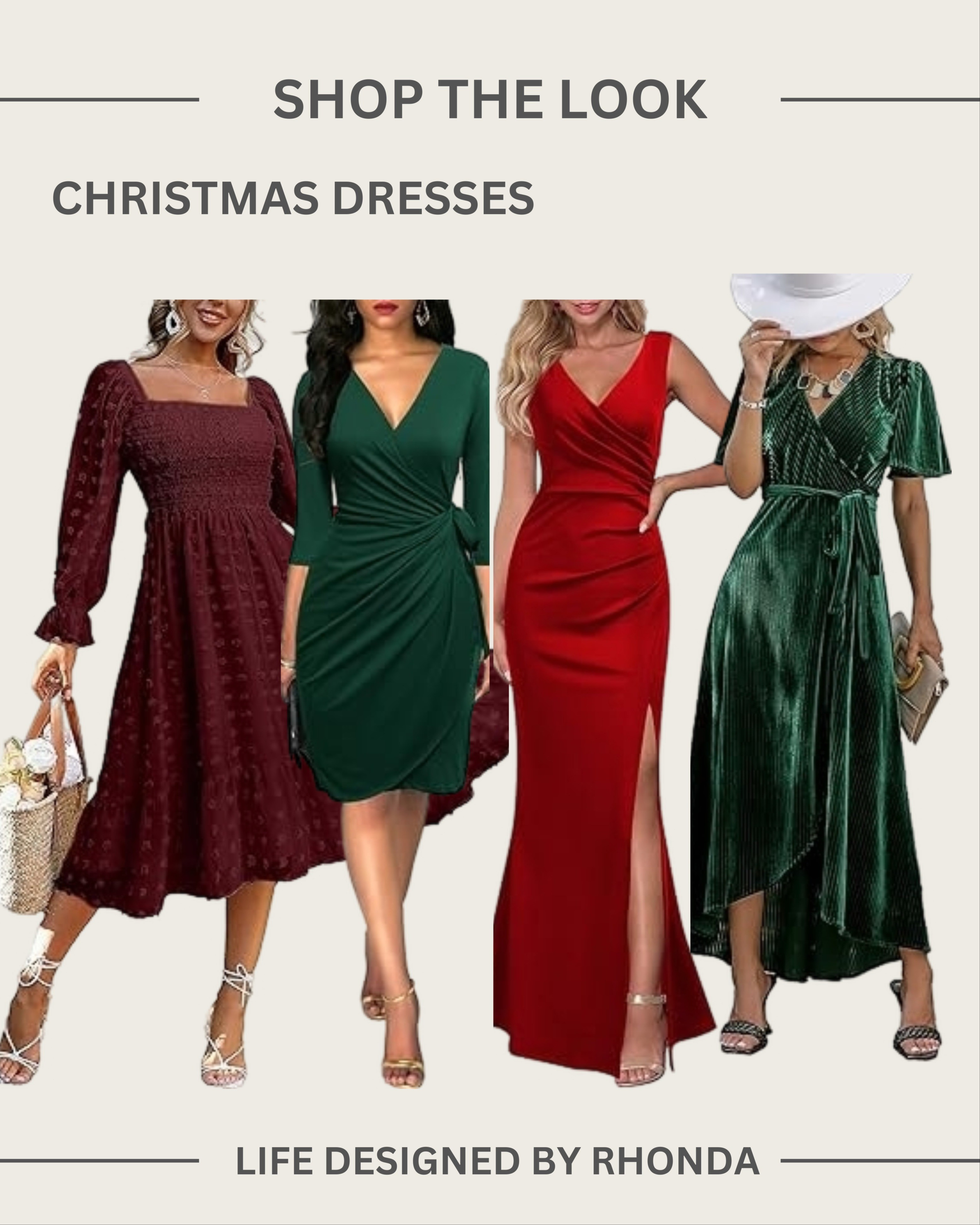 Holiday party season is almost here! I've found the most stunning Christmas dresses for every occasion from velvet sparkle to elegant lace. Time to get festive! Tap to shop my top holiday dress picks before they sell out! #ChristmasDress #HolidayStyle #PartyDress #OOTD #HolidayFashion #ShopTheLook #FestiveVibes #MustHave

#LTKSeasonal #LTKSaleAlert #LTKStyleTip