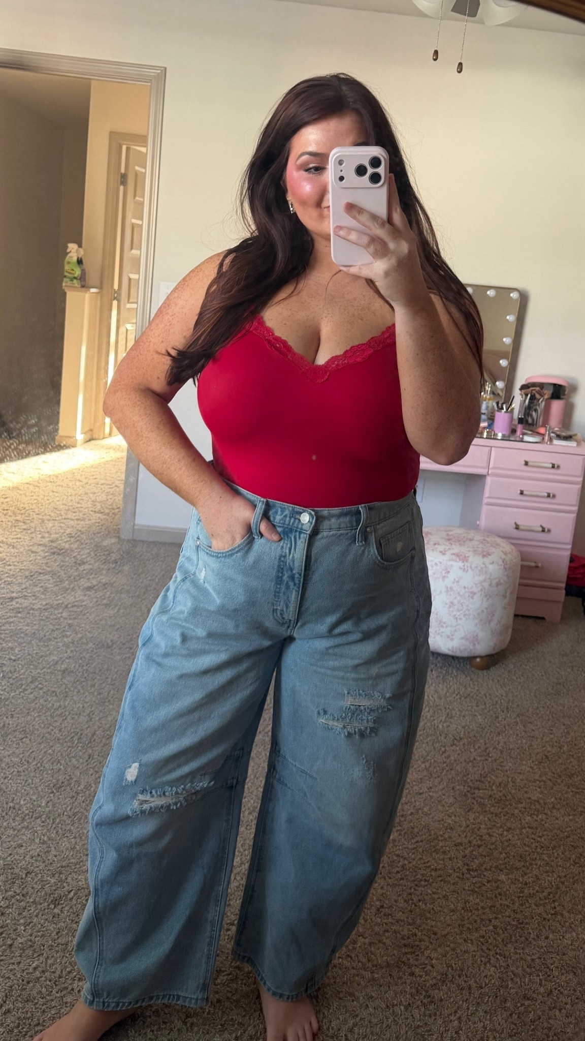 WALMART barrel jeans!!✨😍

#LTKootd #LTKPlusSize #LTKMidsize