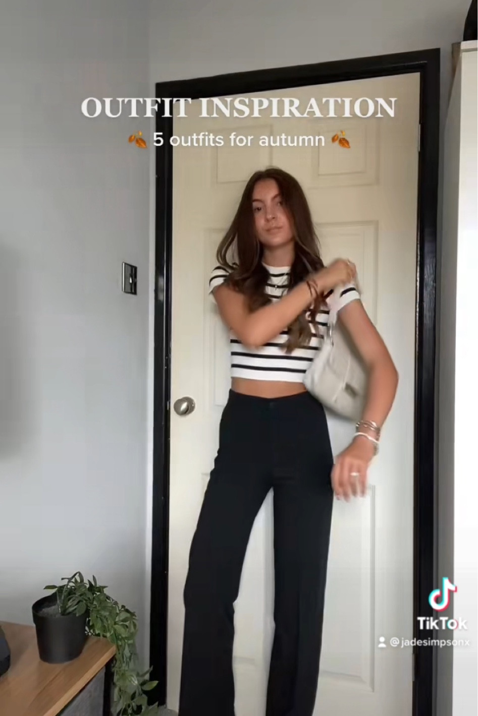 simple basic autumn outfits, striped, knitwear, trousers, warm, winter, fall outfit inspiration 

#LTKstyletip #LTKeurope #LTKSeasonal