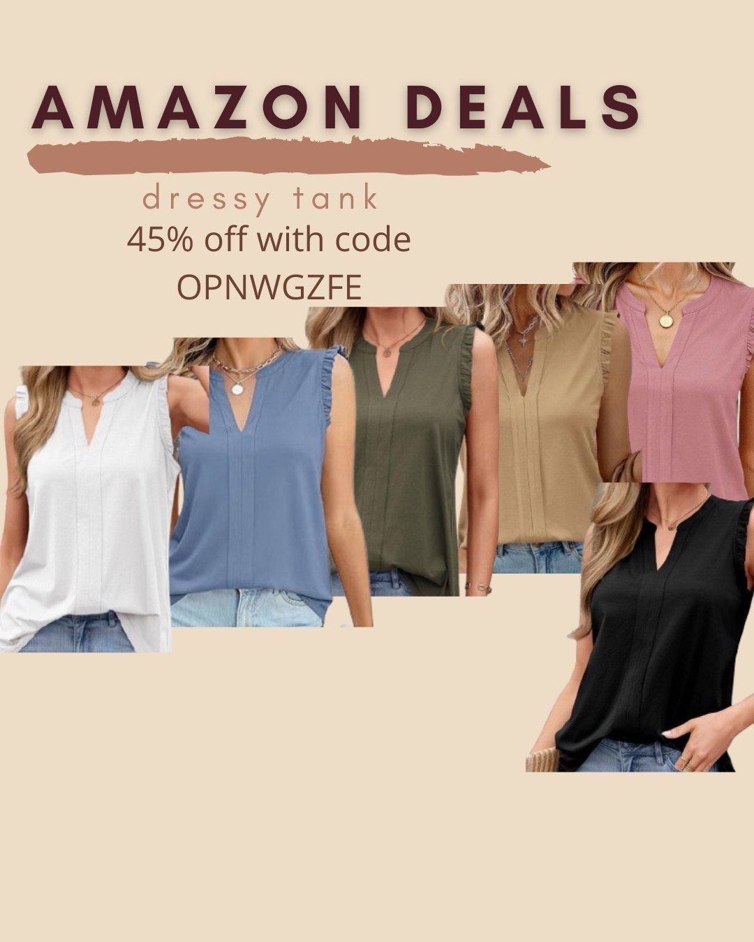 $12 ends 6/16

Amazon fashion
Amazon deals
Ruffle tank
Workwear

#LTKSaleAlert #LTKWorkwear