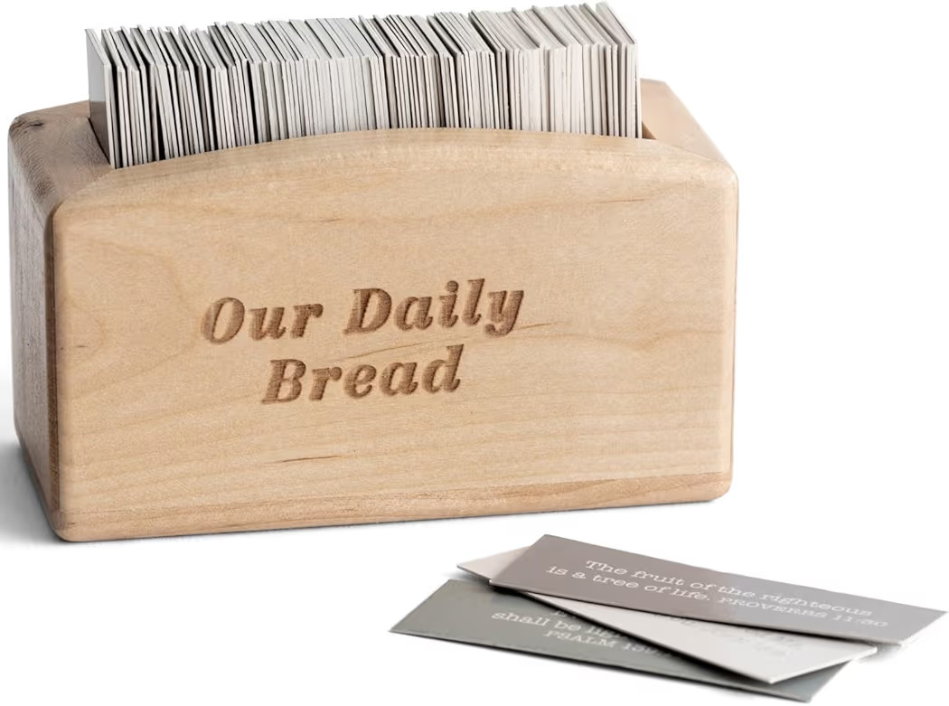 DaySpring - Our Daily Bread Wood Promise Box - 240 Promises from The Word of God - Sharable Scrip... | Amazon (US)