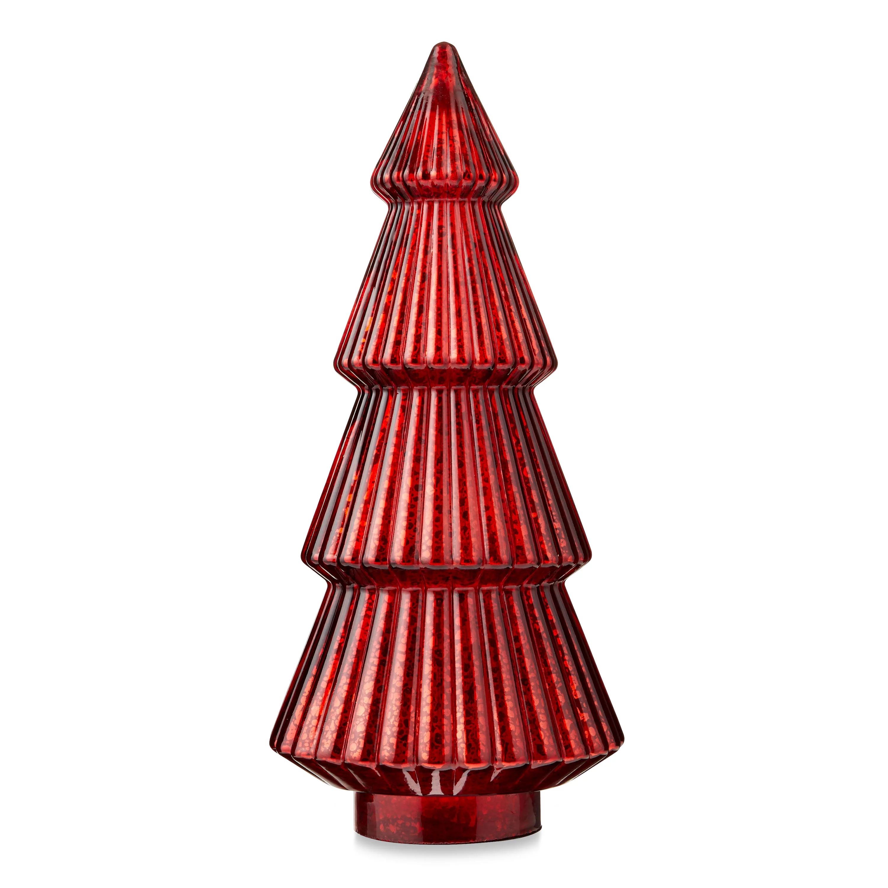 My Texas House Red Mercury Glass Tree Decoration,12.6" - Walmart.com | Walmart (US)