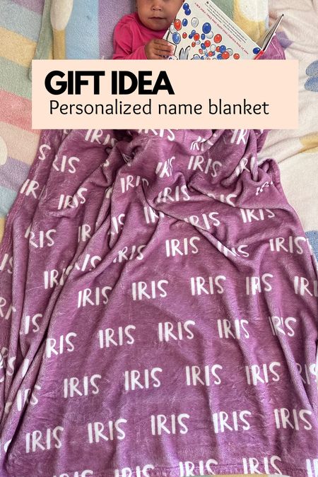 Iris personalized blanket and today’s recommendation: get for your kids, yourself, newborn gift, new maternity gift, Christmas gifts, birthdays…. You name it!!!! The most comfy and cutest blanket. Tons of color and size options available 💝 

#LTKKids #LTKBaby #LTKGiftGuide