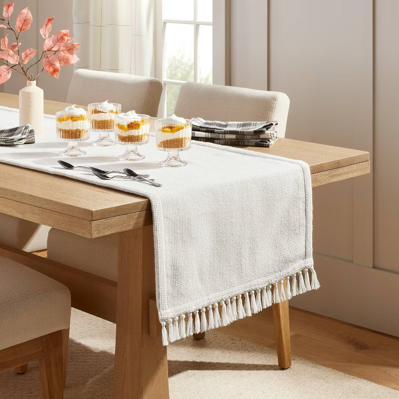 Pebble Textured Woven Table Runner - Hearth & Hand™ with Magnolia | Target
