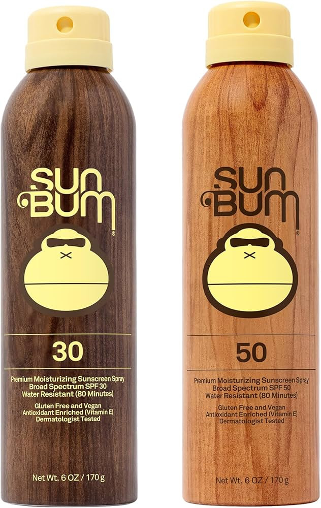 Sun Bum Original Spf 30 and 50 Sunscreen Spray Vegan and Hawaii 104 Act Compliant (Octinoxate & O... | Amazon (US)