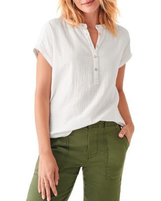 Faherty Desmond Gauze Top   | Bloomingdale's Women | Bloomingdale's (US)
