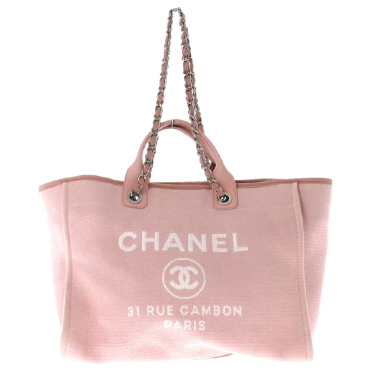 Chanel Deauville cloth tote | Vestiaire Collective (Global)