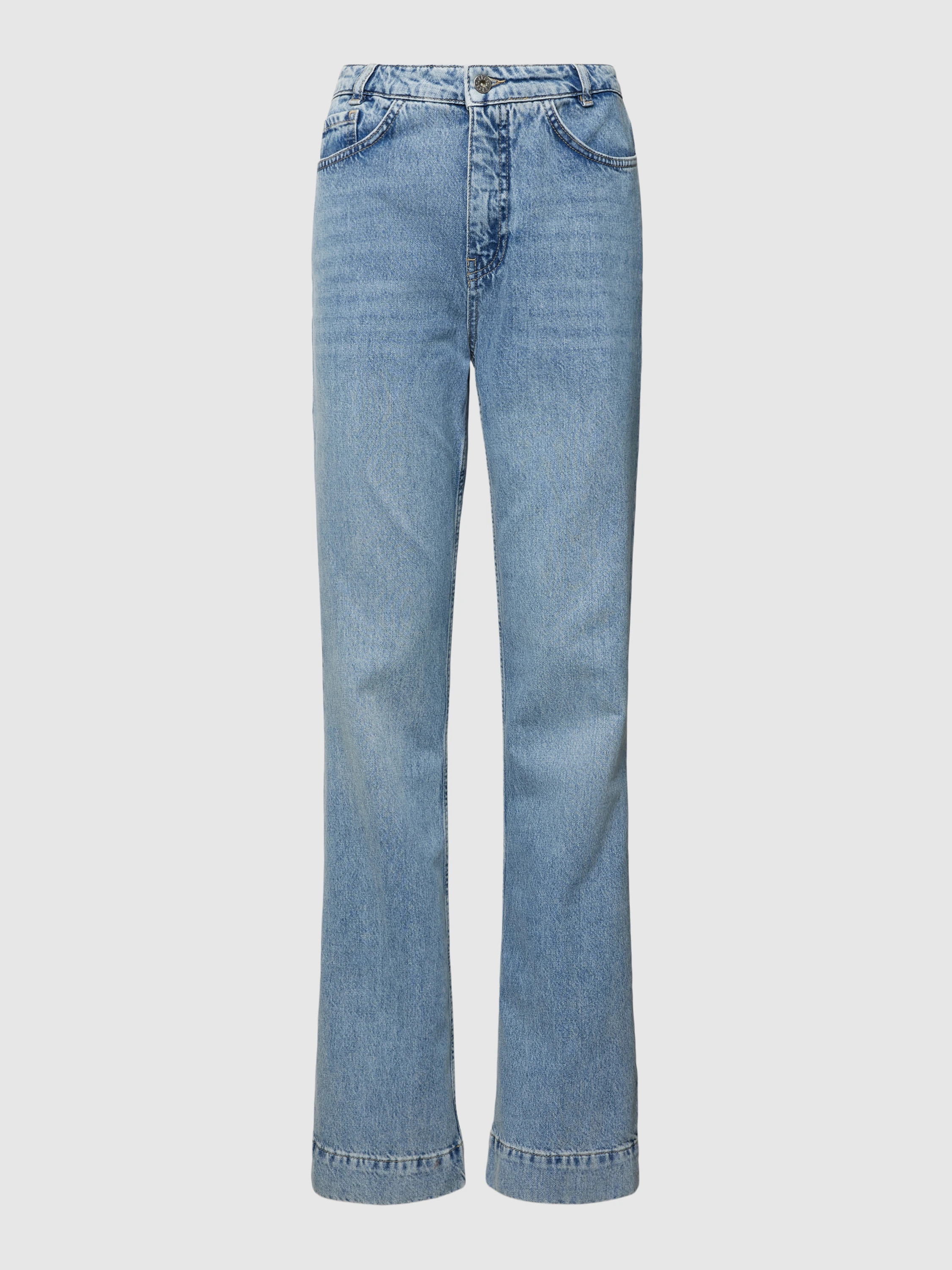 Jake*s Collection Flared Jeans mit Kontrastnähten (blau) online kaufen | Peek & Cloppenburg* Düsseldorf DE