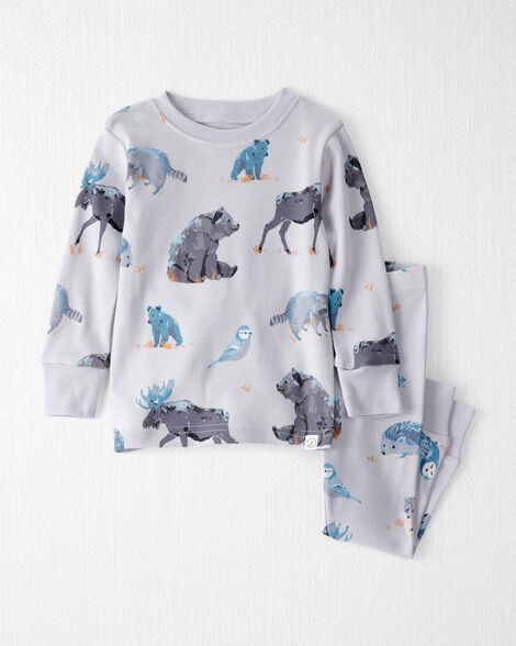 Baby Organic Cotton Pajamas in Midnight Forest Print | Carter's Inc