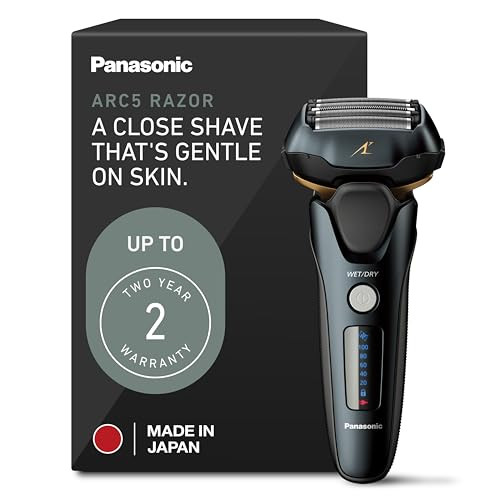 Panasonic Arc5 five-blade electric razor with pop-up trimmer