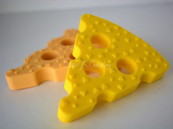 Cheese Teether Toy / Food Grade Silicone Baby Teether Toy - Etsy | Etsy (US)