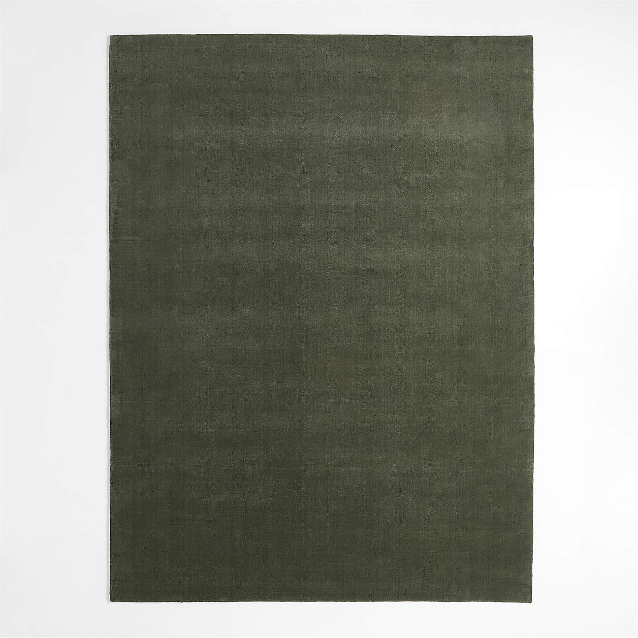 Northbrook Wool Solid Grey Area Rug 10'x14' | Crate & Barrel | Crate & Barrel