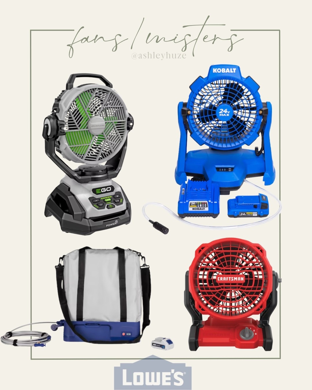 I partnered with @loweshomeimprovement to share some new finds! 

Must have for any summer outings! Portable fans / misters to keep yourself cool during those hot summer events! 
#lowespartner
#ad

#LTKHome #LTKSeasonal #LTKParties