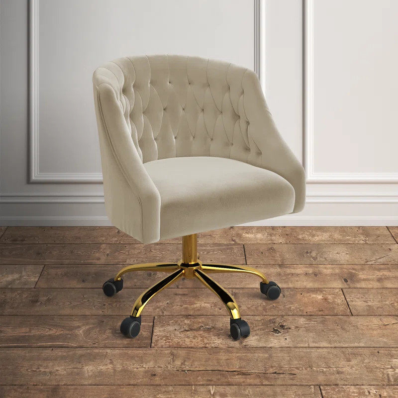Louise Velvet Hand-Curated Task Chair | Wayfair North America