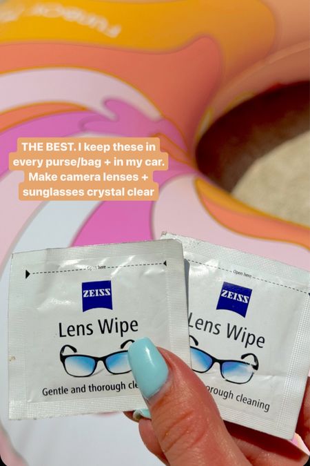 THE BEST. These Amazon lens wipes are the best for your glasses, lenses, and everything else !! They make everything crystal clear 