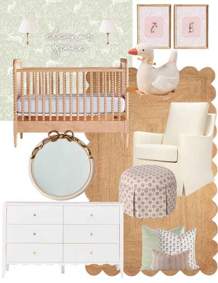 Love this girly nursery - gives love shack fancy vibes 💐💐

#LTKbaby #LTKhome #LTKbump