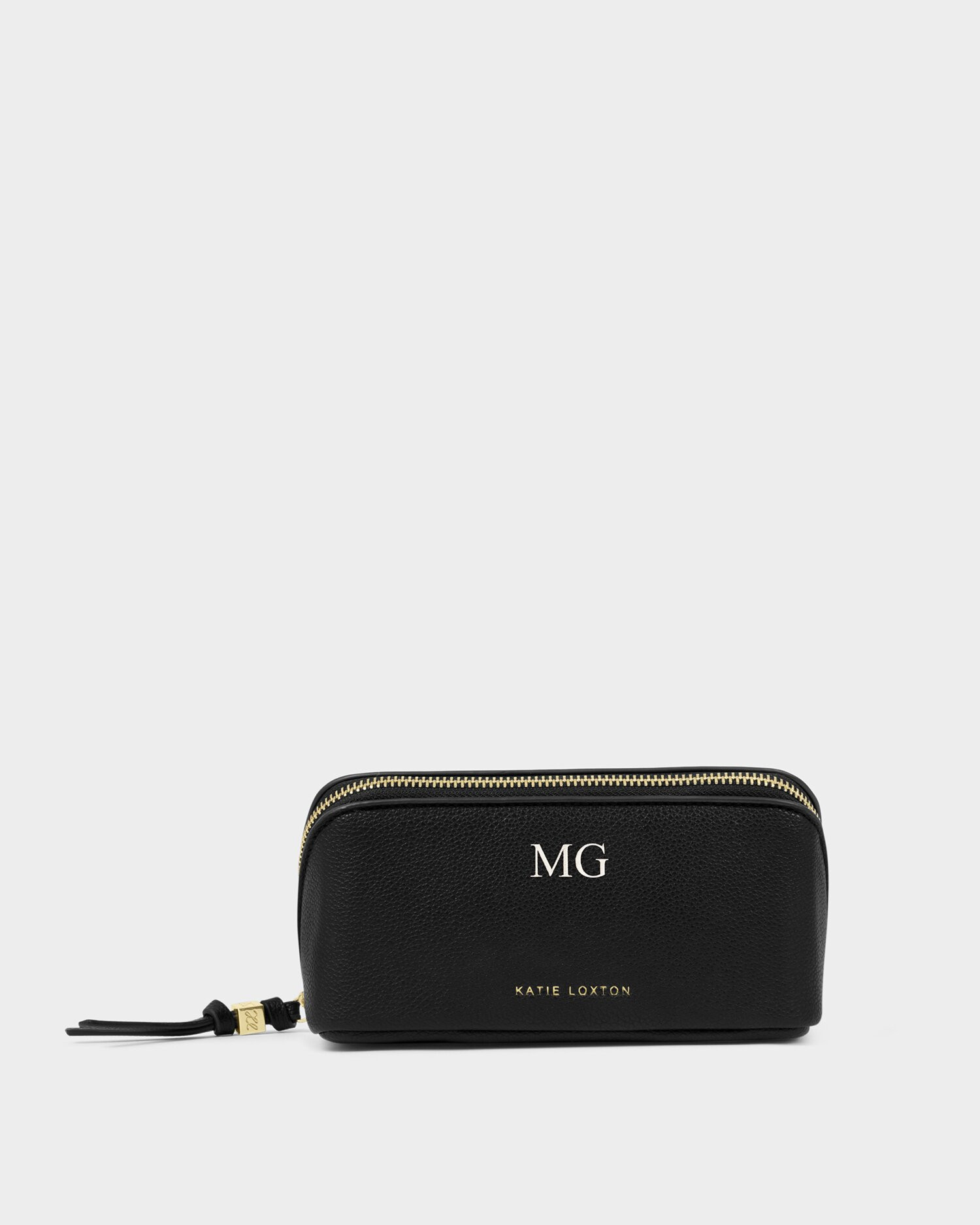 Fold-Out Mirror Makeup Bag in Black | Katie Loxton Ltd. (UK)