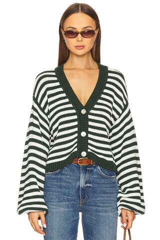 Show Me Your Mumu Good Karma Cardigan in Forest Green from Revolve.com | Revolve Clothing (Global)