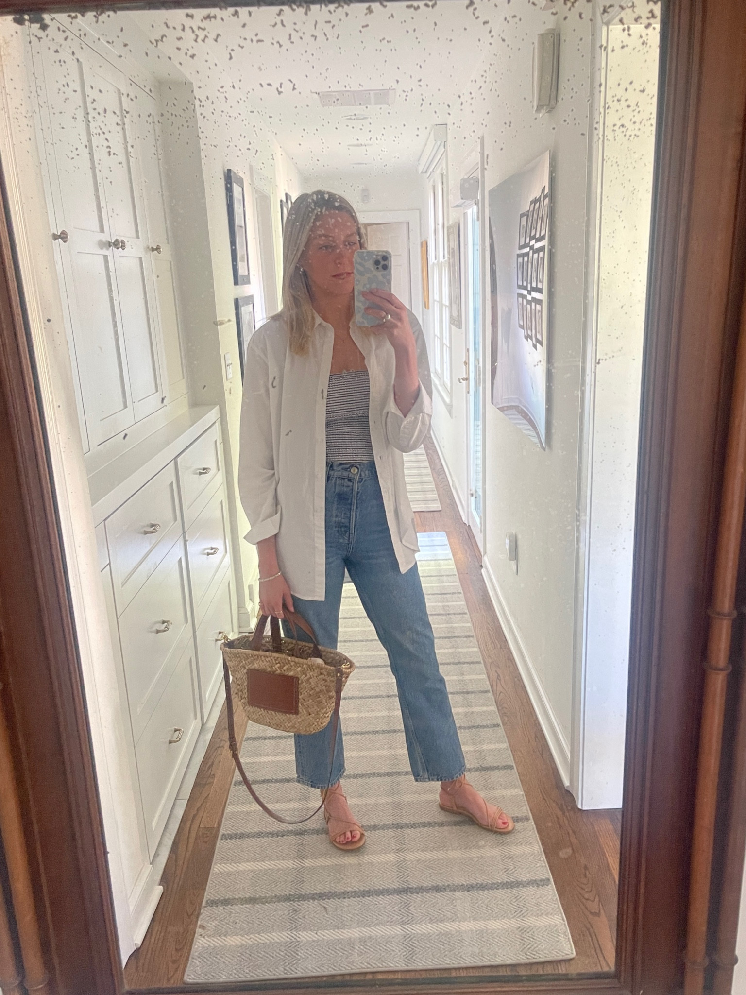 Dinner with mom and dad! Mix of rentals and pieces I own. A bunch of favs. 