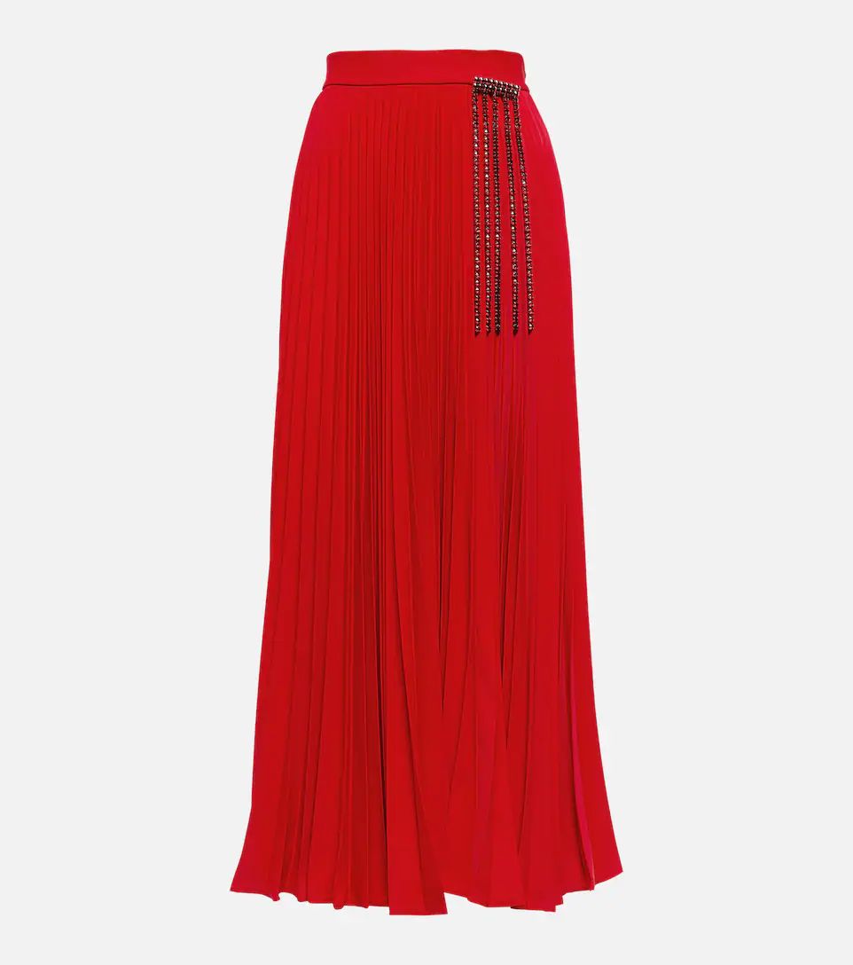 Embellished pleated midi skirt | Mytheresa (US/CA)