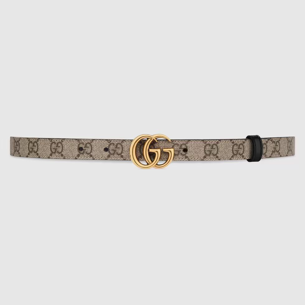 GG Marmont reversible thin belt | Gucci (US)