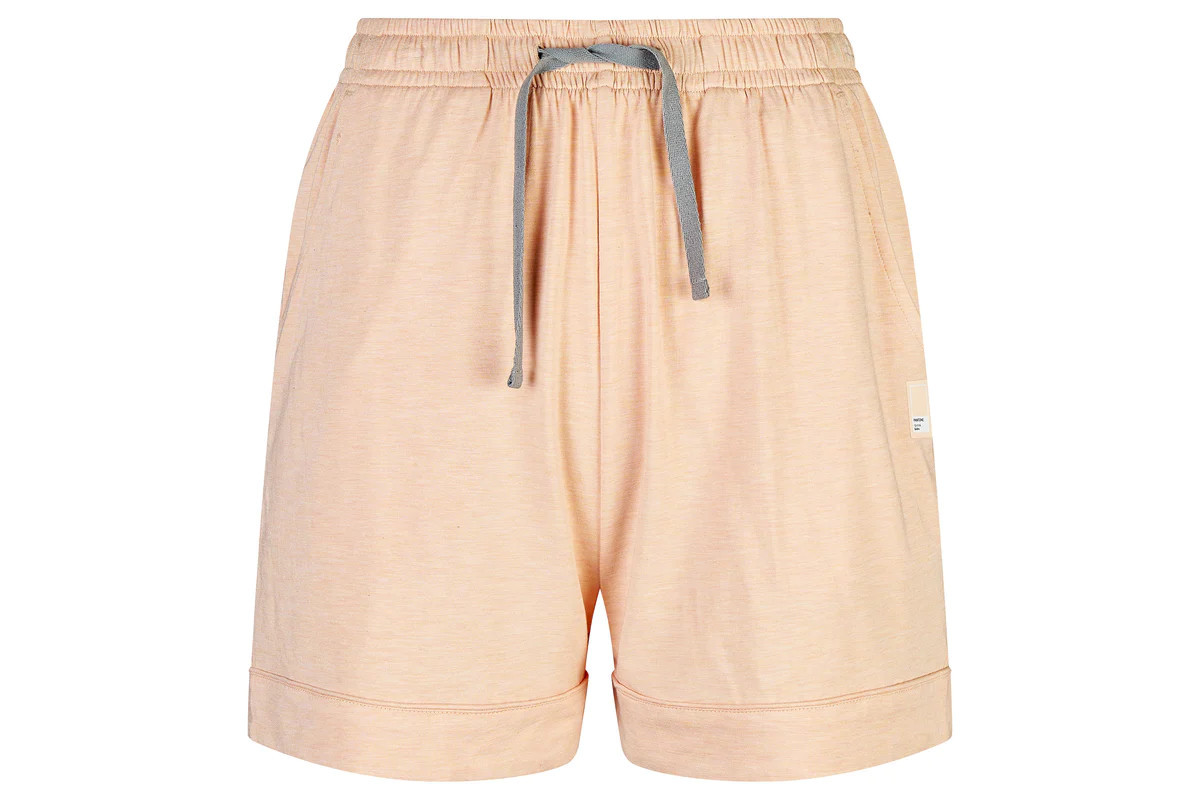 Women's Shorts (Bamboo Jersey) - Pantone Bellini | Nest Designs