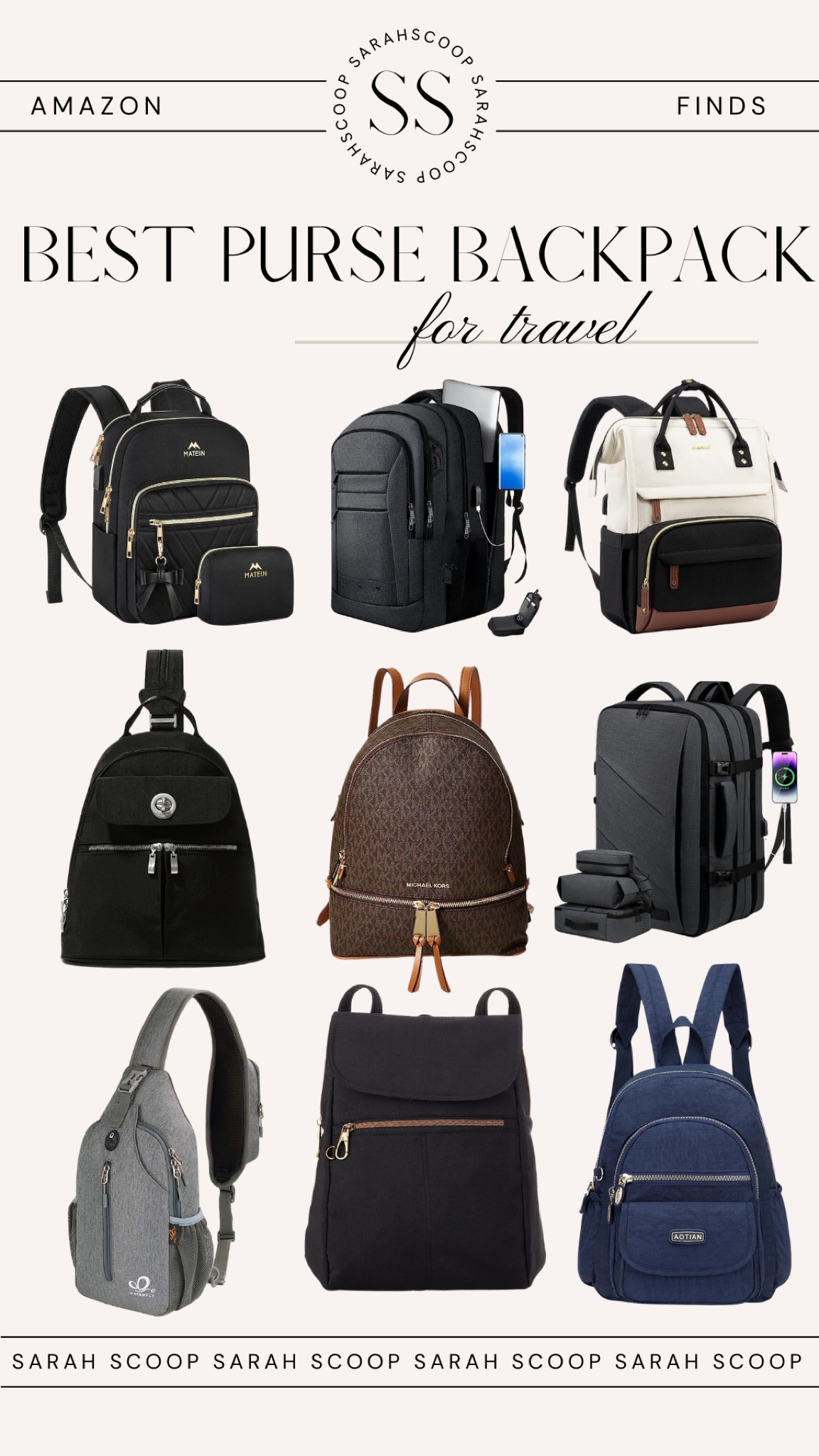 Need a new purse backpack for travel this summer? Shop the links below!

purse // backpack // travel // shoulder bag // crossbody bag // sling bag // handbag // travel find // bag

#LTKitbag #LTKtravel #LTKFind