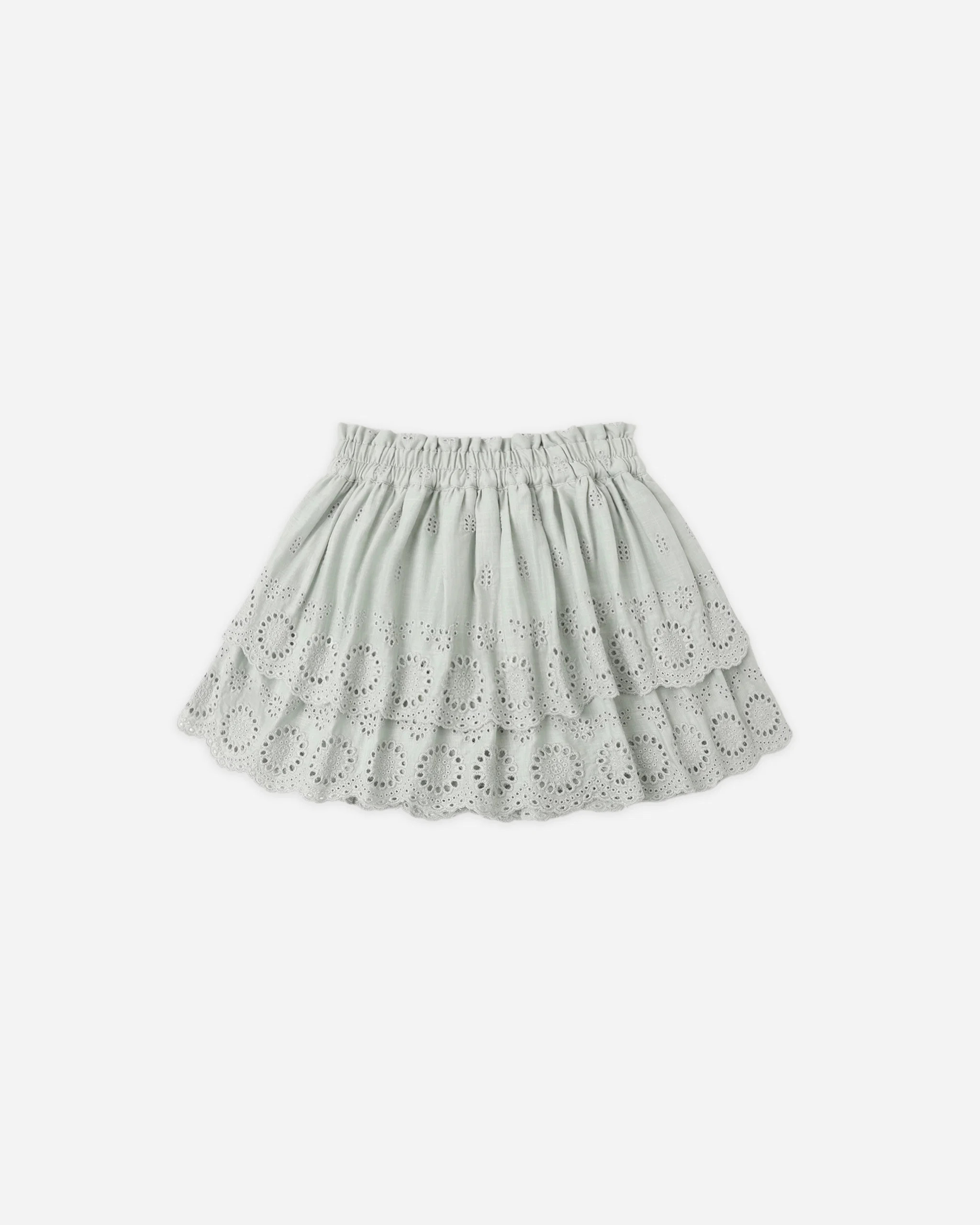Rose Mini Skirt Seafoam | Rylee + Cru