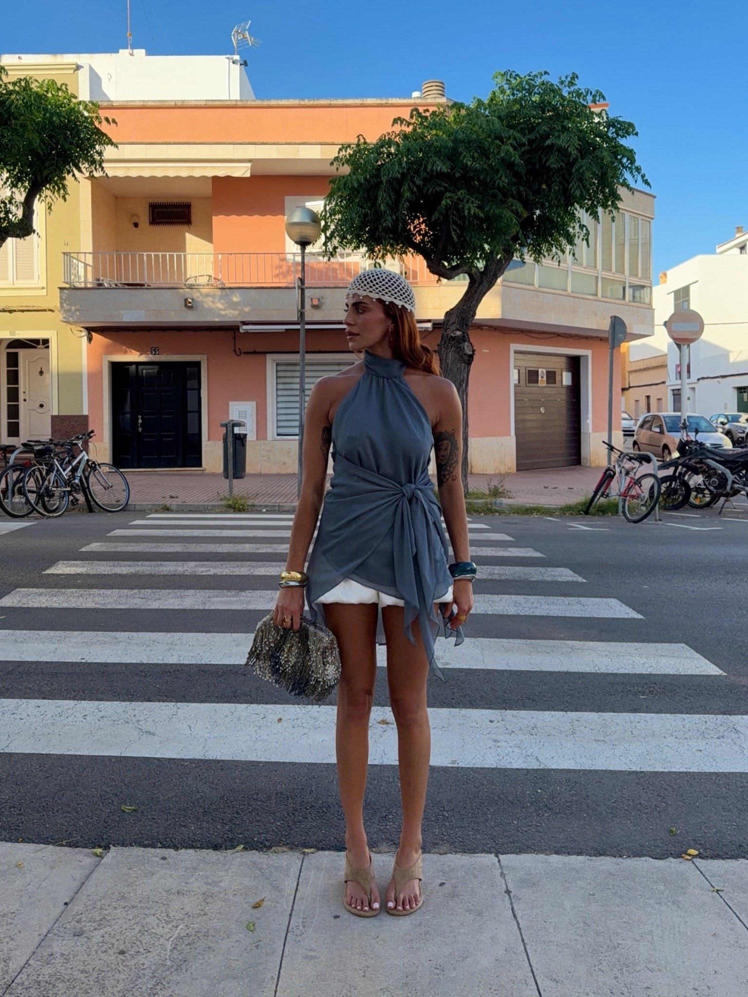 Holiday favourites in one outfit: crochet, powder blue, beaded bags

#LTKsummer #LTKtravel #LTKeurope
