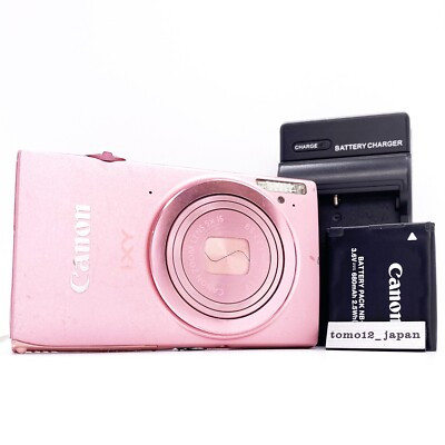 Canon IXY 430F Pink 16.1MP Compact Digital Camera Wi-Fi 5x Optical Zoom fromJp | eBay US