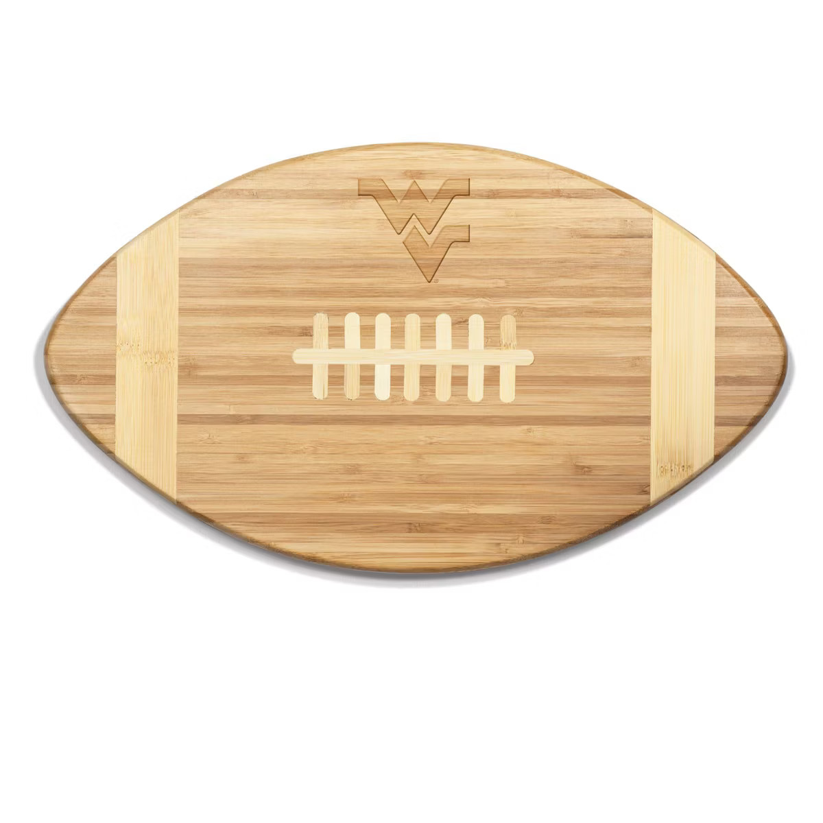 NCAA West Virginia Mountaineers Touchdown! Football Cutting Board & Serving Tray - Brown | Target