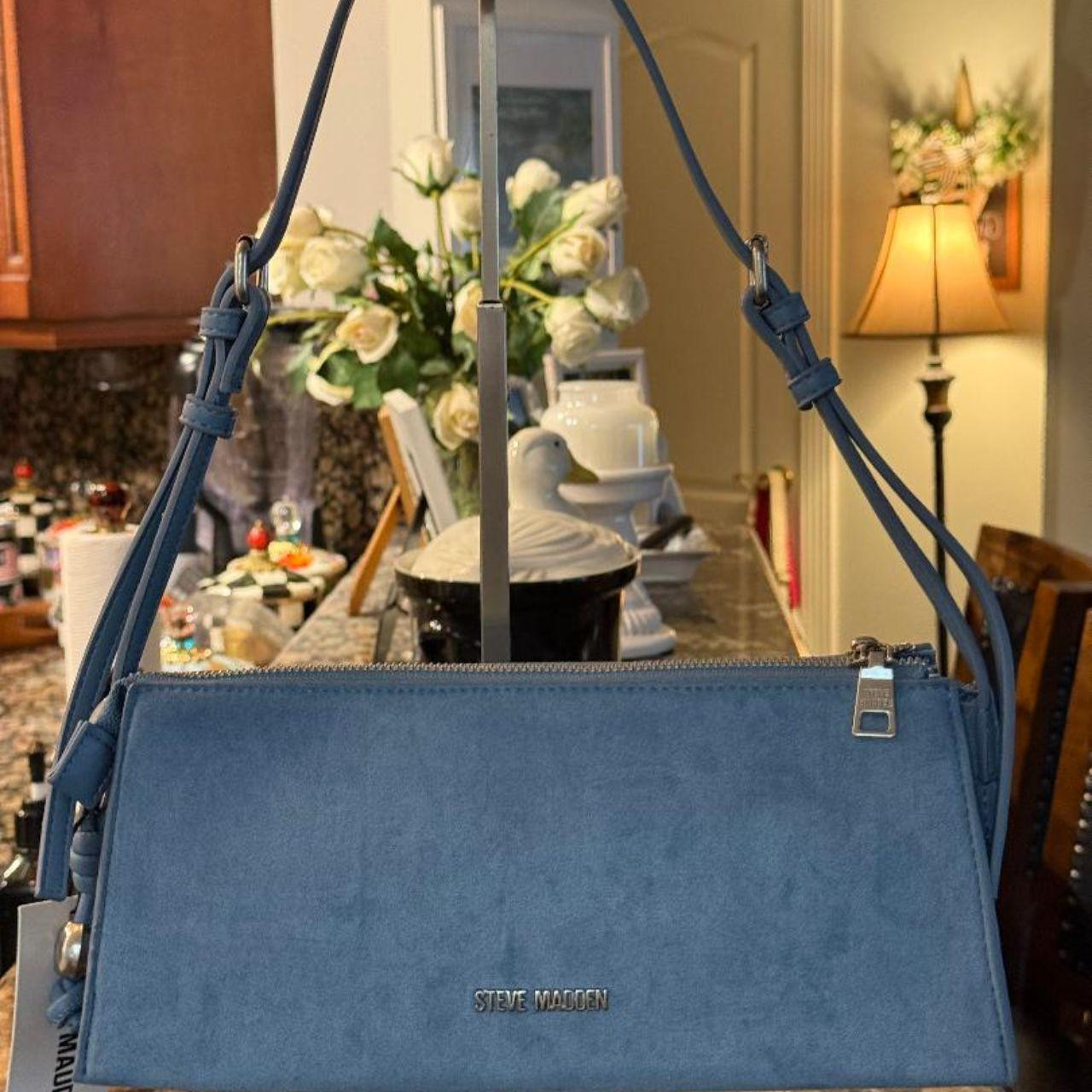 Steve Madden Women's Shoulder bags - Blue | Depop US