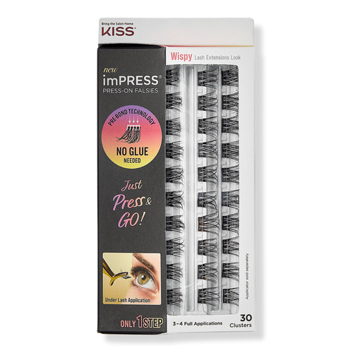 imPRESS Press-On Falsies Eyelash Clusters Wispy Refill Pack - Kiss | Ulta Beauty | Ulta