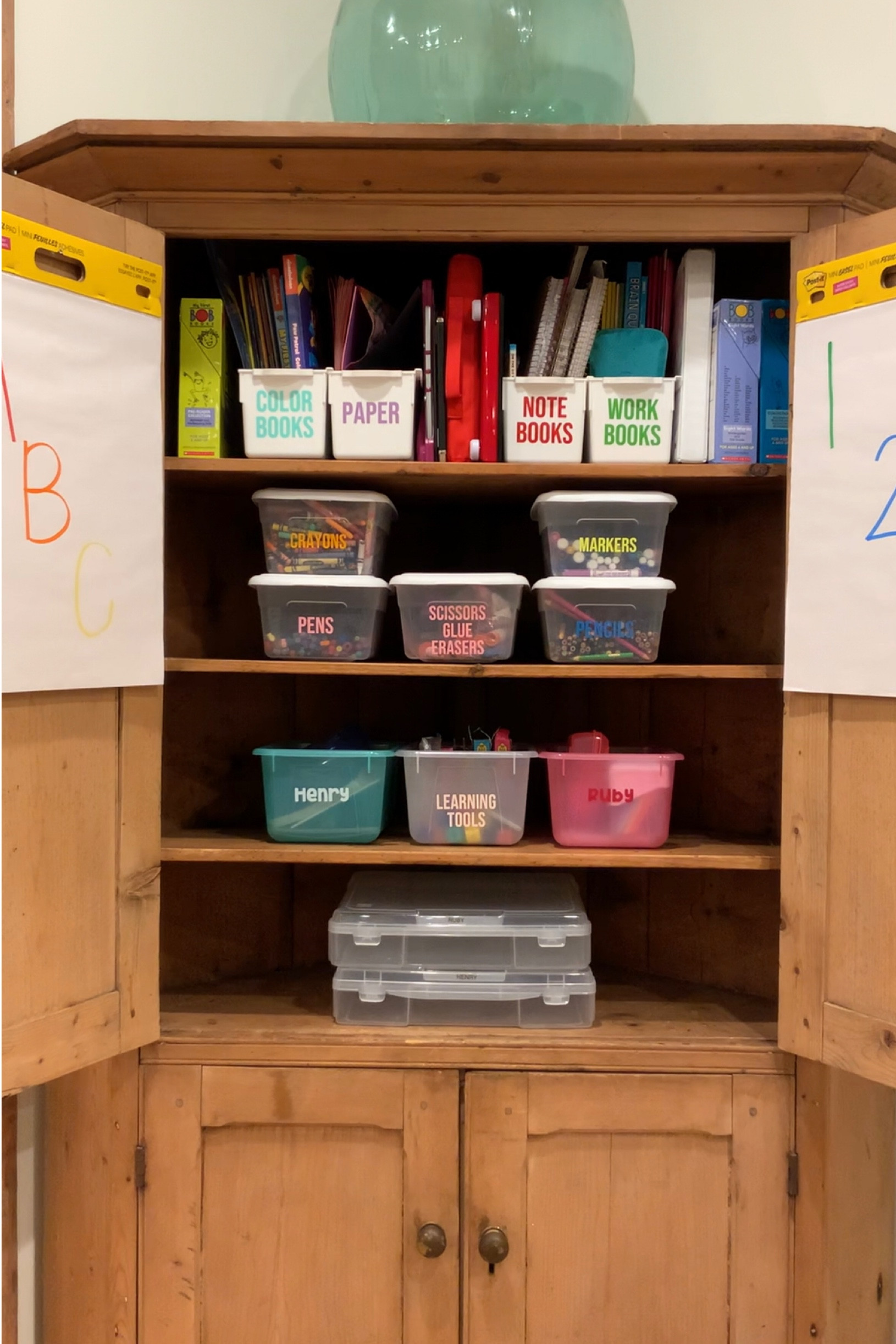 Sharing all the sources for our homework cabinet! Walmart has the best prices! Save time and money with delivery or curbside pick up with your Plus subscription! 

#LTKkids #LTKhome #LTKfamily