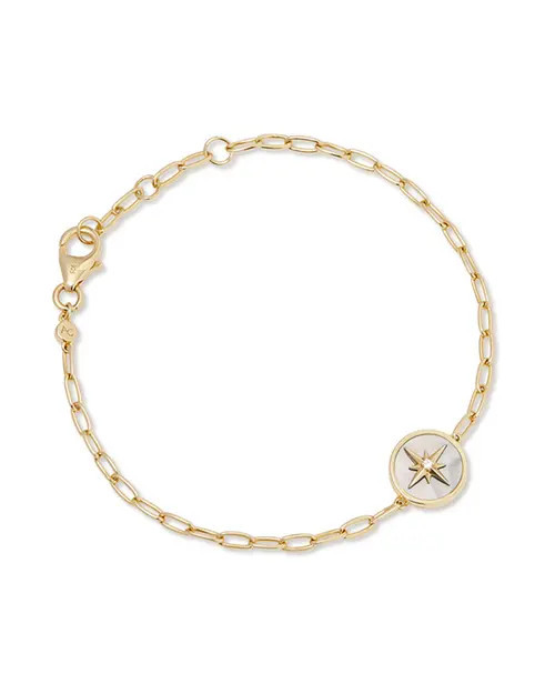 Astley Clarke Gold Polaris Mother of Pearl Locket Bracelet at Nordstrom | Nordstrom