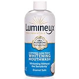 Lumineux Oral Essentials Teeth Whitening Mouthwash - Certified Non Toxic | Whiter Teeth in 7 Days or | Amazon (US)